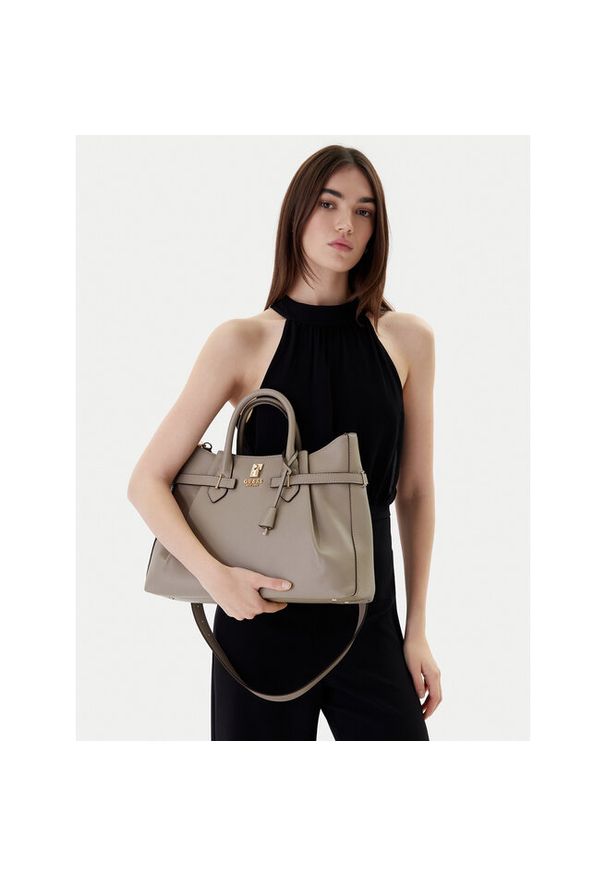 Torebka Guess. Kolor: brązowy