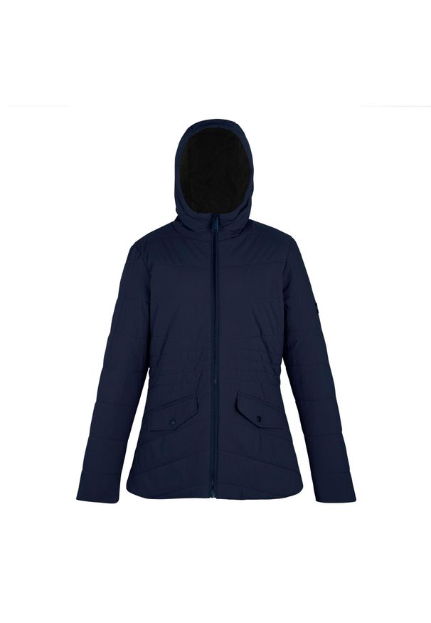 Regatta - Kurtka Ocieplana Damska/panie Agara. Kolor: niebieski. Materiał: puch. Sport: turystyka piesza