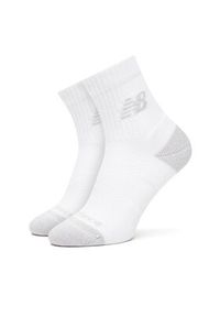 New Balance Zestaw 3 par wysokich skarpet unisex Active Cushion Quarter Socks LAS35204WT Biały. Kolor: biały. Materiał: poliester, materiał