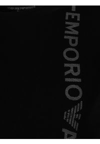 Emporio Armani T-shirt C-neck | 1110353-F523 | Mężczyzna | Czarny. Okazja: na co dzień. Kolor: czarny. Materiał: elastan, bawełna. Wzór: napisy. Styl: casual, klasyczny #6