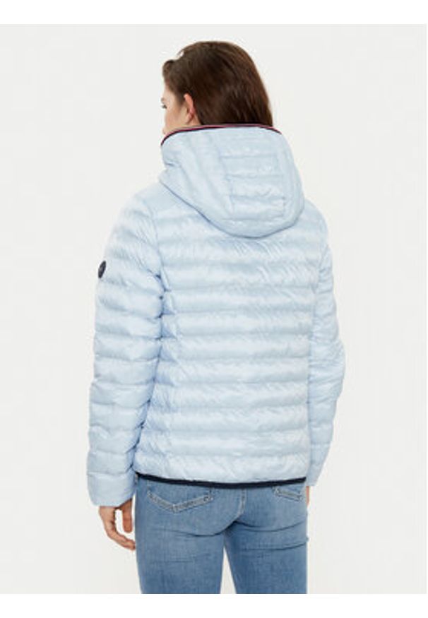 TOMMY HILFIGER - Tommy Hilfiger Kurtka przejściowa WW0WW45317 Błękitny Regular Fit. Kolor: niebieski. Materiał: syntetyk