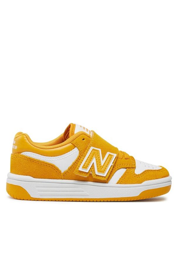 New Balance Sneakersy PHB480WA Żółty. Kolor: żółty. Materiał: skóra