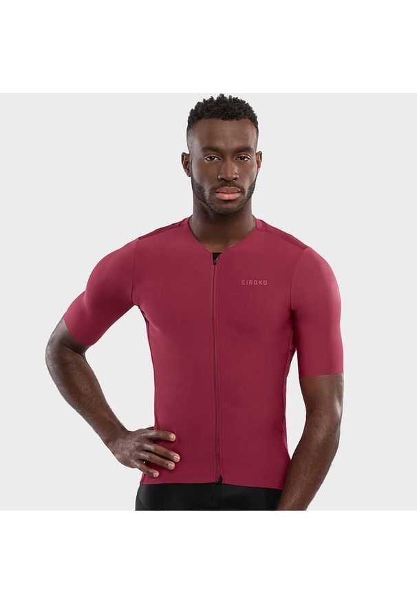SIROKO - Męska ultralekka koszulka rowerowa Kolarstwo Siroko SRX Dirty Kanza. Kolor: brązowy. Materiał: nylon. Sport: kolarstwo