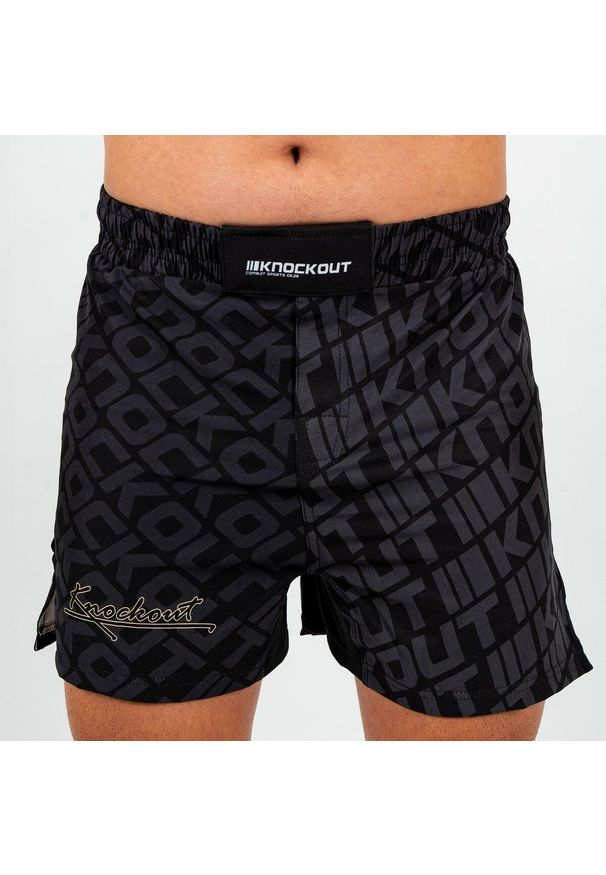 KNOCKOUT - Szorty MMA Knockout Vice. Kolor: czarny. Sport: fitness