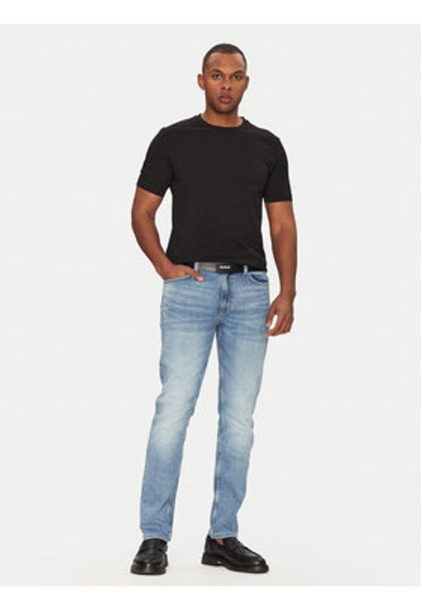 Hugo - HUGO Jeansy 50537685 Niebieski Slim Fit. Kolor: niebieski