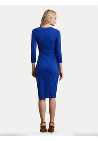 Lauren Ralph Lauren - LAUREN RALPH LAUREN Sukienka codzienna 250957709001 Niebieski Regular Fit. Okazja: na co dzień. Kolor: niebieski. Materiał: syntetyk. Typ sukienki: proste. Styl: casual #3