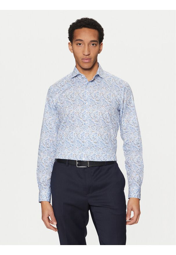 JOOP! Koszula 17 JSH-233Pares2 30044930 Niebieski Slim Fit. Kolor: niebieski. Materiał: bawełna