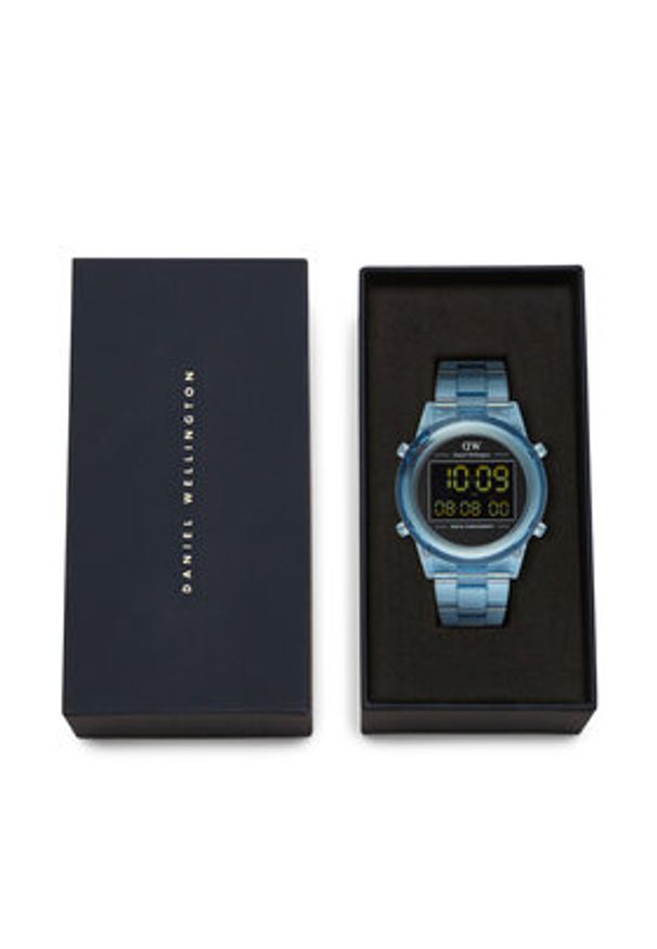 Daniel Wellington Zegarek DW00100770 Niebieski. Kolor: niebieski. Materiał: syntetyk