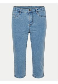 Kaffe Szorty jeansowe Vicky 10505521 Niebieski Slim Fit. Kolor: niebieski. Materiał: bawełna #8