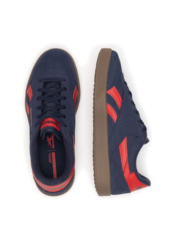 Reebok Sneakersy SMASH EDGE 100220398 Granatowy. Kolor: niebieski. Materiał: zamsz, skóra