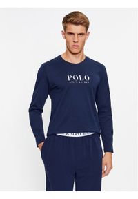 Polo Ralph Lauren Longsleeve 714899614003 Granatowy Regular Fit. Typ kołnierza: polo. Kolor: niebieski. Materiał: bawełna. Długość rękawa: długi rękaw #1