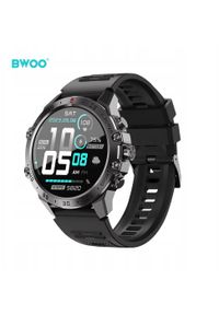 NoName - Smartwatch BWOO smartwatch WA-08 1,43” AMOLED czarny. Rodzaj zegarka: smartwatch. Kolor: czarny #1