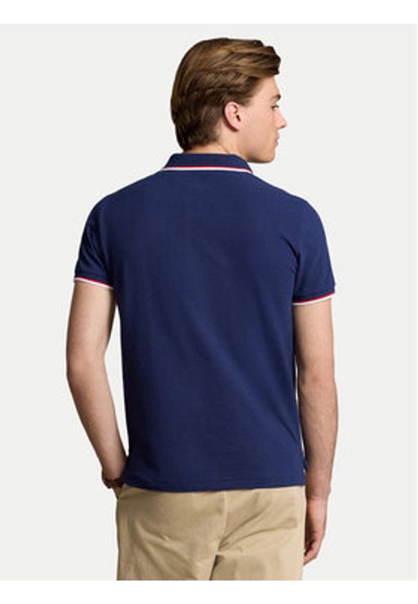 Polo Ralph Lauren Polo Classics 710842621003 Granatowy Slim Fit. Typ kołnierza: polo. Kolor: niebieski. Materiał: bawełna