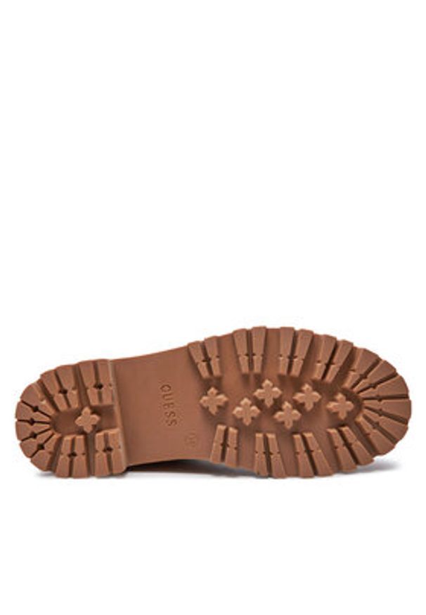 Guess Trapery Badae2 FLFBD2 ELE10 Beżowy. Kolor: beżowy. Materiał: skóra