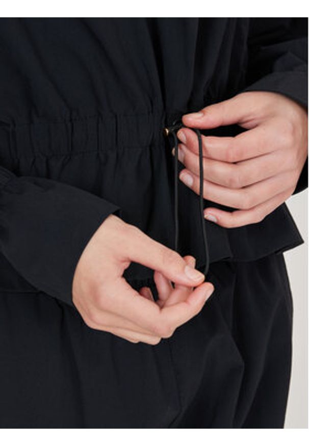 Athlecia Kurtka anorak Hero W Jacket EA233335 Czarny Regular Fit. Kolor: czarny. Materiał: syntetyk