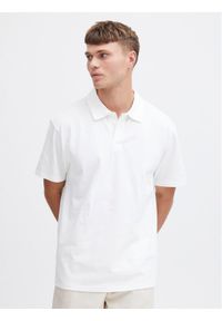 !SOLID - Solid Polo 21108171 Biały Regular Fit. Typ kołnierza: polo. Kolor: biały. Materiał: bawełna