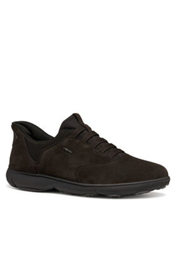 Geox Sneakersy U Nebula 2.0 Plus U56MXB 00022 C6006 Brązowy. Kolor: brązowy. Materiał: zamsz, skóra