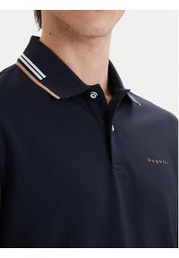 Bugatti Polo 8150-75031C Granatowy Regular Fit. Typ kołnierza: polo. Kolor: niebieski. Materiał: syntetyk #2