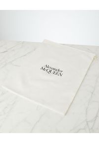 Alexander McQueen - ALEXANDER MCQUEEN - Różowa torebka ze skóry. Kolor: różowy, wielokolorowy, fioletowy. Materiał: skóra. Wzór: nadruk #7