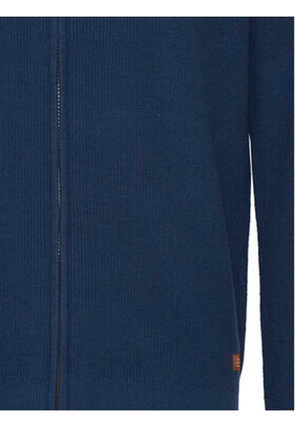 Blend Sweter 20716265 Granatowy Regular Fit. Kolor: niebieski. Materiał: bawełna