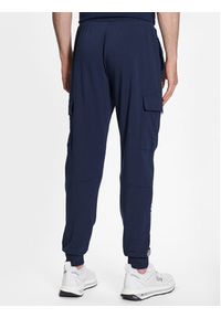 EA7 Emporio Armani Spodnie dresowe 3RPP55 PJLIZ 1554 Granatowy Regular Fit. Kolor: niebieski. Materiał: bawełna, syntetyk #4
