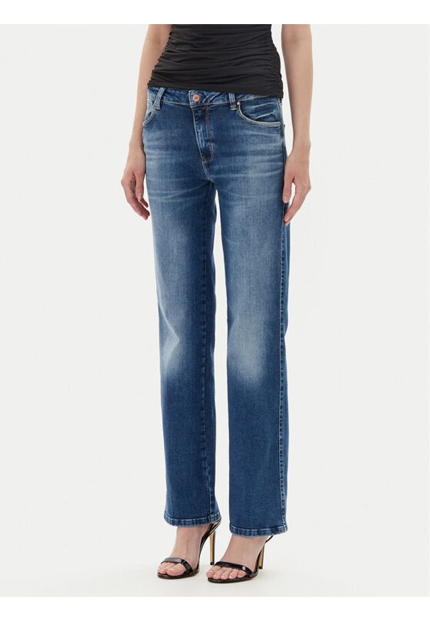 Guess Jeansy W5YA15 D5PY3 Niebieski Regular Fit. Kolor: niebieski
