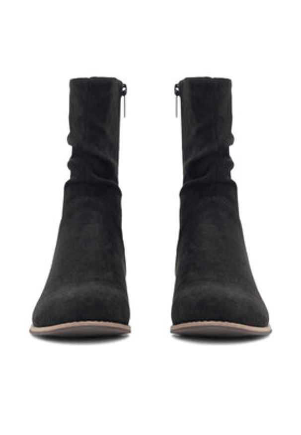 Clara Barson Botki WS14087-02 Czarny. Kolor: czarny. Materiał: materiał