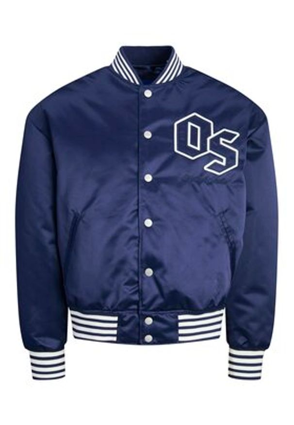 Jack & Jones Kurtka bomber Meadows 12282953 Niebieski Regular Fit. Kolor: niebieski. Materiał: syntetyk