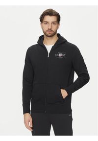GANT - Gant Bluza Graphic 2044015 Czarny Regular Fit. Kolor: czarny. Materiał: bawełna #1