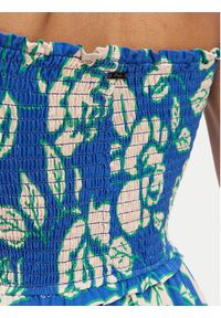 Maaji Sukienka letnia Flora Buttercup PT2985CLD002 Niebieski Regular Fit. Kolor: niebieski. Materiał: wiskoza. Sezon: lato #4