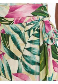 Guess Spódnica midi W5GD66 WH9Z2 Kolorowy Regular Fit. Materiał: syntetyk. Wzór: kolorowy #5