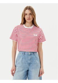 JOOP! Jeans T-Shirt Teele 30046131 Czerwony Regular Fit. Kolor: czerwony. Materiał: bawełna