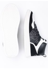 Armani Exchange - Sneakersy męskie czarne ARMANI EXCHANGE XUZ040 XV601 K001. Okazja: do pracy, na spacer, na co dzień. Kolor: czarny. Sport: turystyka piesza #3