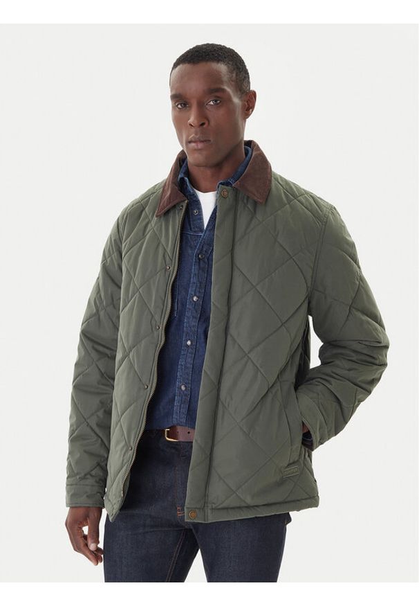 Hunter Kurtka przejściowa Ardwell HARM0003252 Zielony Regular Fit. Kolor: zielony. Materiał: syntetyk