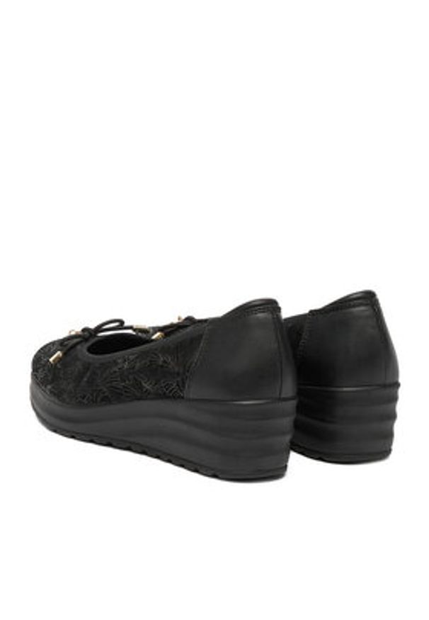 Go Soft Baleriny CEO-WI16-3243-02 Czarny. Kolor: czarny. Materiał: materiał