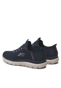 skechers - Skechers Sneakersy High Range 232457/NVY Granatowy. Kolor: niebieski. Materiał: materiał #6