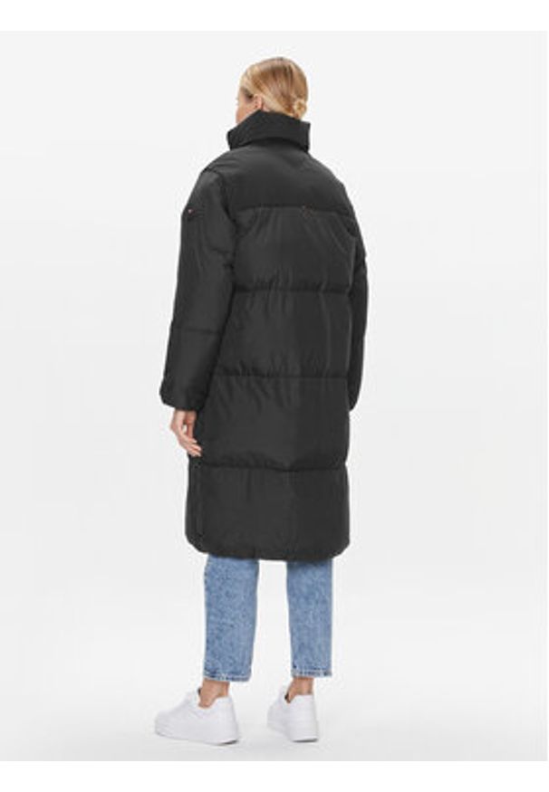 TOMMY HILFIGER - Tommy Hilfiger Kurtka zimowa New York WW0WW39749 Czarny Relaxed Fit. Kolor: czarny. Materiał: syntetyk. Sezon: zima