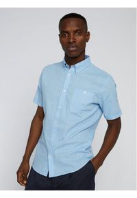 Matinique Koszula Trostol 30206086 Błękitny Regular Fit. Kolor: niebieski. Materiał: bawełna, len