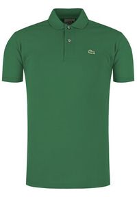 Lacoste Polo PH4012 Zielony Slim Fit. Typ kołnierza: polo. Kolor: zielony. Materiał: bawełna #5