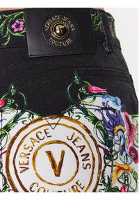 Versace Jeans Couture Szorty jeansowe 74HAD51P Czarny Regular Fit. Kolor: czarny. Materiał: jeans, bawełna #4