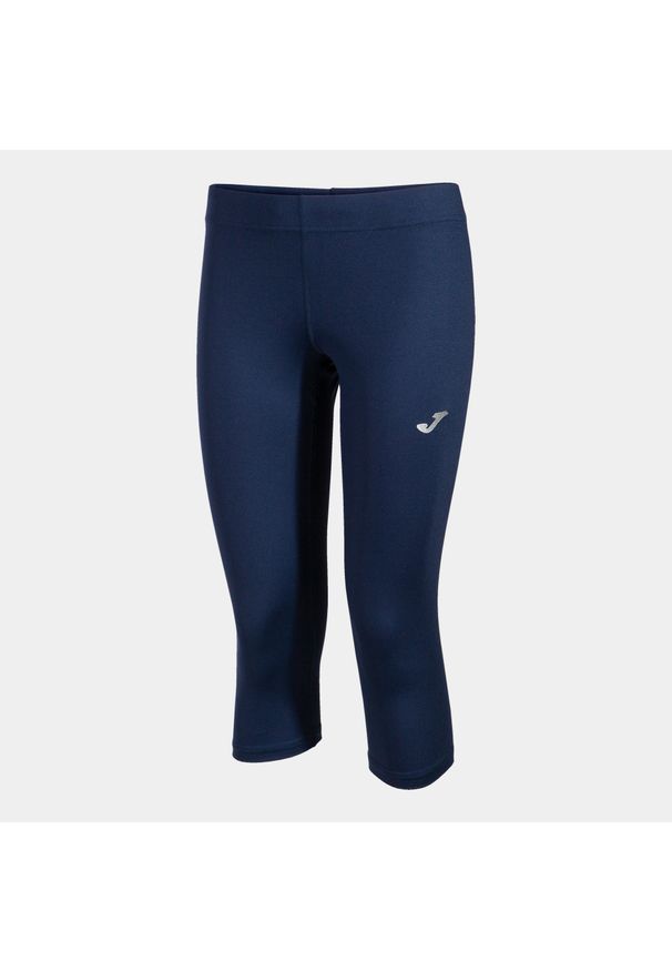 Legginsy do biegania damskie Joma Record III 3/4. Kolor: niebieski. Sport: bieganie