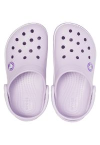 Chodaki dla dzieci Crocs Kids Toddler Crocband Clog. Kolor: biały, fioletowy, wielokolorowy. Styl: sportowy, elegancki