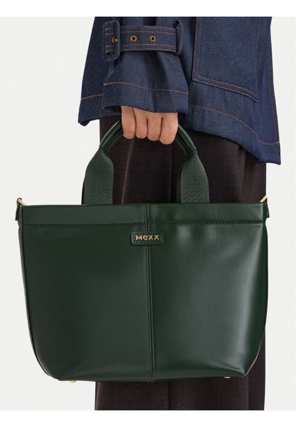 MEXX Torebka CEO-MEXX-S-013-10 Khaki. Kolor: brązowy. Materiał: skórzane