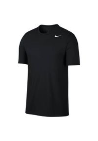 Koszulka treningowa męska Nike M NK Dry Tee Dfc Crew Solid. Kolor: czarny, wielokolorowy. Długość rękawa: krótki rękaw. Długość: krótkie. Sport: bieganie
