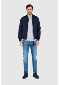Guess - GUESS Granatowa męska kurtka wiatrówka, Rozmiar XXL. Kolor: niebieski #8