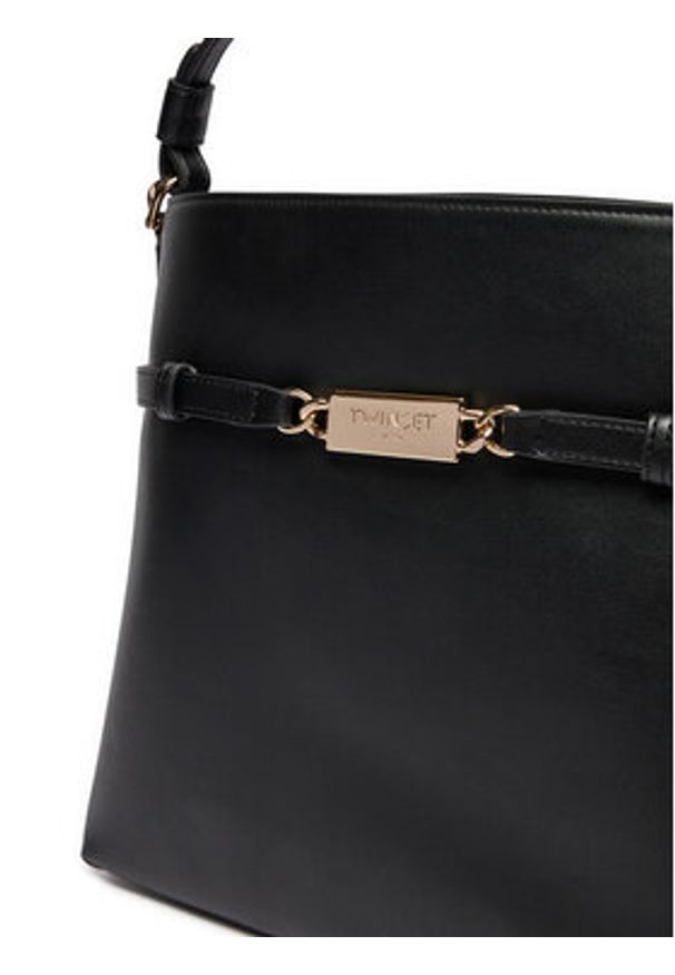 TwinSet - TWINSET Torebka 242TD8344 Czarny. Kolor: czarny. Materiał: skórzane