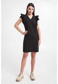 Liu Jo - Sukienka mini LIU JO. Materiał: bawełna. Wzór: aplikacja. Długość: mini #5