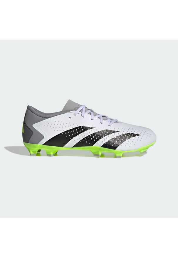 Buty do piłki nożnej do dorosłych Adidas Predator Accuracy.3 L FG. Kolor: biały, czarny, żółty, wielokolorowy. Materiał: syntetyk, tkanina, materiał