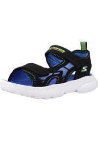 skechers - Sandały SKECHERS 406513L Czarny. Kolor: czarny. Materiał: syntetyk. Sport: turystyka piesza