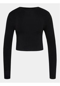 Gina Tricot Bluzka 20150 Czarny Slim Fit. Kolor: czarny. Materiał: bawełna #1